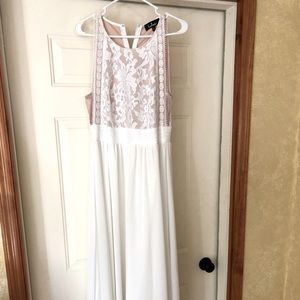 Lulu’s White Maxi Dress